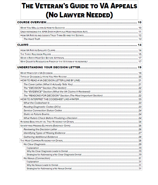 Claim Control: A DIY Guide to Appealing VA Benefits Claim Denials - Image 2