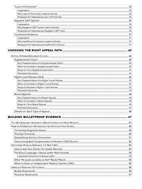 Claim Control: A DIY Guide to Appealing VA Benefits Claim Denials - Image 7